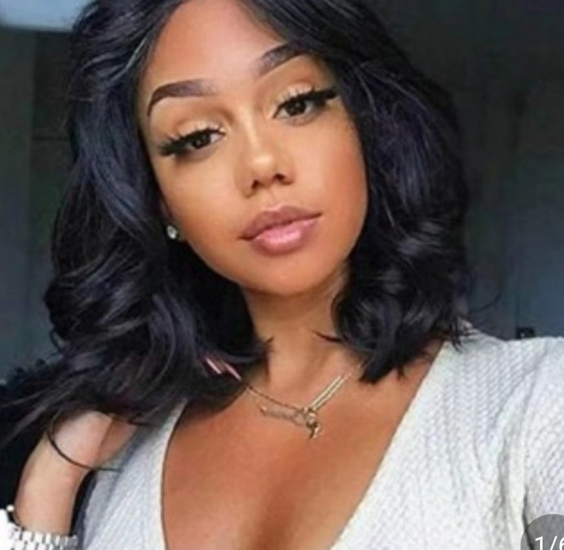 Short curly synthetic wig